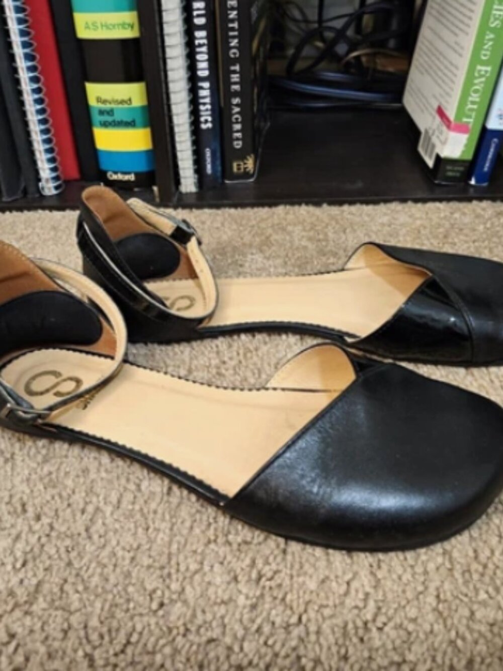 Shapen Ivy Women’s Black Ankle Strap Barefoot Minimalist EU 38 US 8-8.5 - Picture 2 of 7